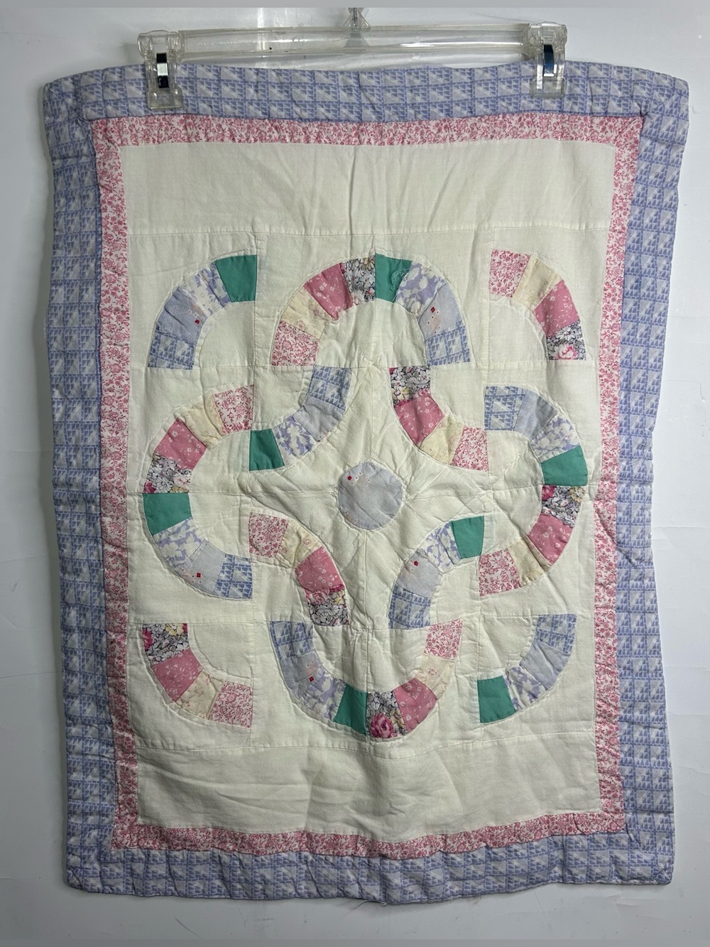 Vintage Quilted Pillow Sham Case